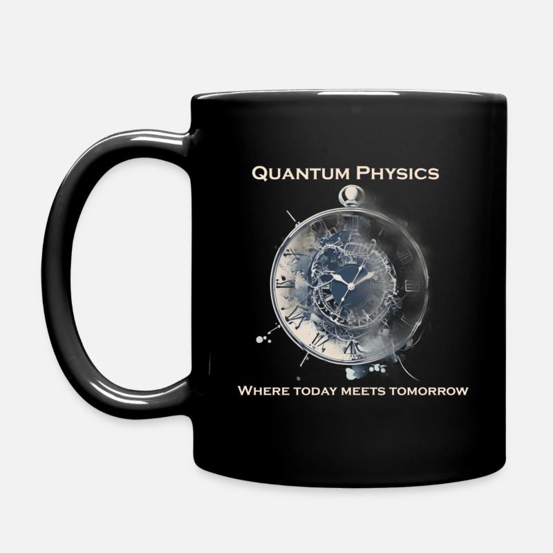 Relation d’incertitude d’horloge, physique quantique - Mug uni - noir