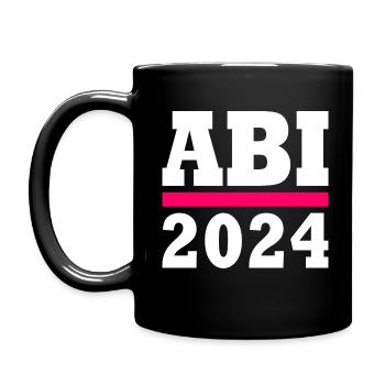 Abi 2024 - Tasse einfarbig - Schwarz - Links