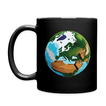 PlanetEU - Full Colour Mug - black - Left