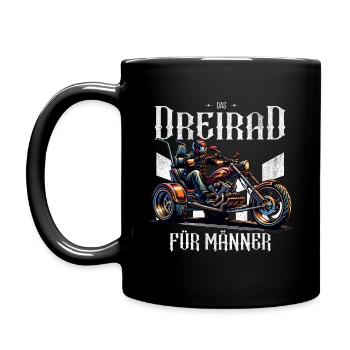 Trike - Dreirad für Männer - zum Vatertag - Tasse einfarbig - Schwarz - Links