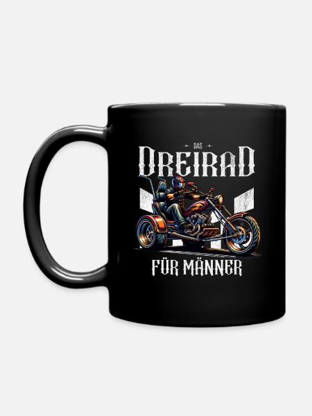 Trike - Dreirad für Männer - zum Vatertag - Tasse einfarbig - Schwarz