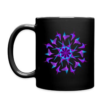 "Kingfisher" version 1 - Mug uni - noir - Gauche