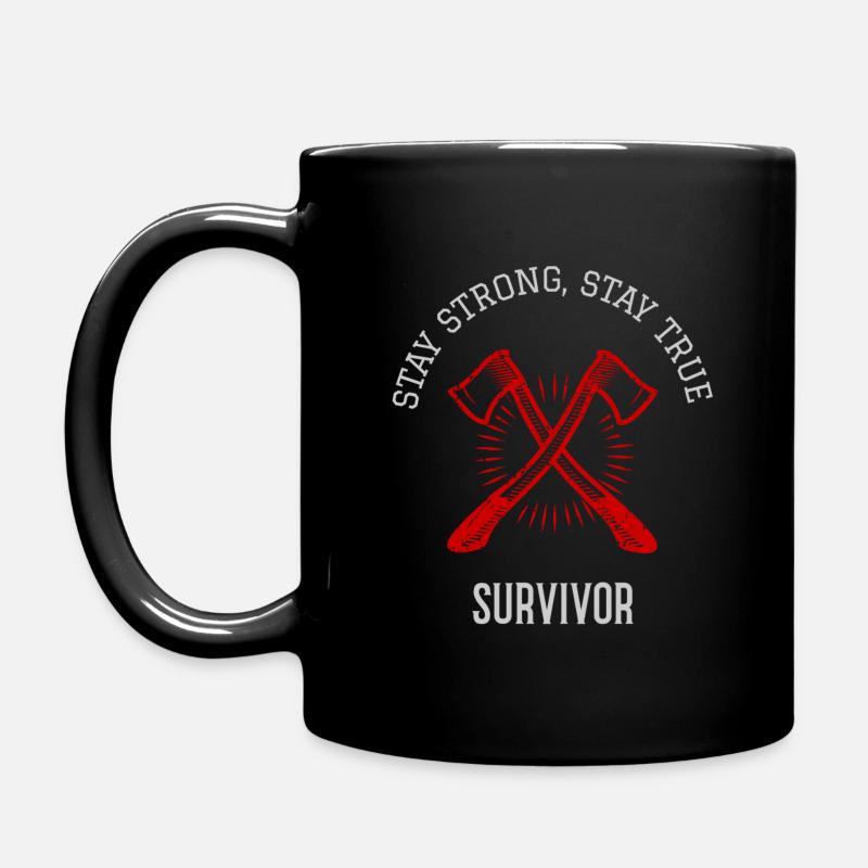 Überlebende - Tasse einfarbig - Schwarz