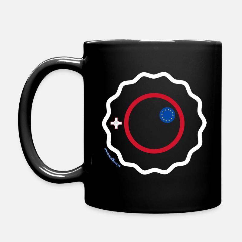 Malte & Europe - Mug uni - noir