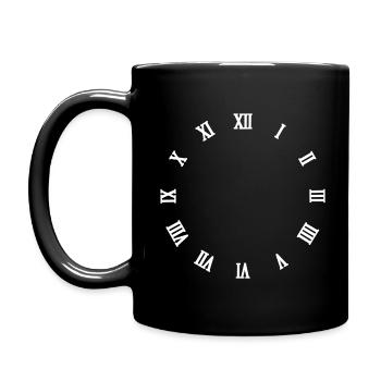 No time - Roman Clock - Full Colour Mug - black - Left