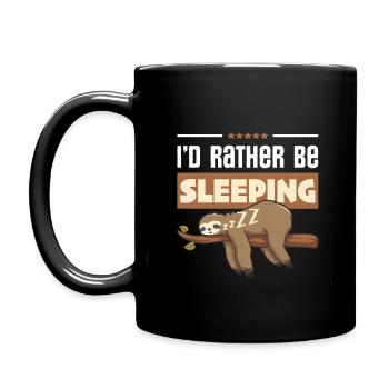 Je vais plutôt dormir CADEAU DE SOMMEIL DRÔLE - Mug uni - noir - Gauche