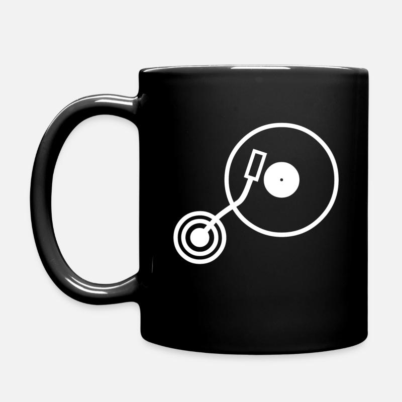 vinyl - Full Colour Mug - black