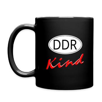 DDR Kind - Nostalgie Statement - Tasse einfarbig - Schwarz - Links