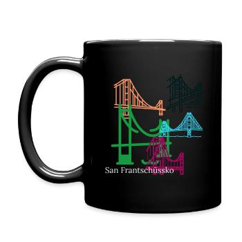 San Frantschüssko - Tasse einfarbig - Schwarz - Links