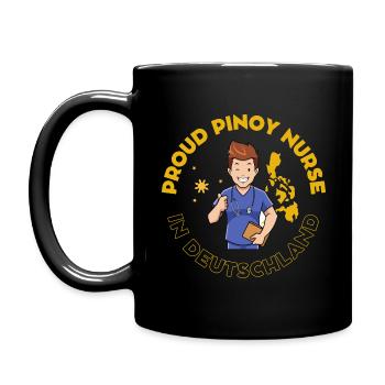 Philippines Gift Nurse Germany - Full Colour Mug - black - Left