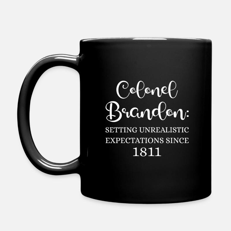 Le colonel Brandon : Établir des attentes irréalistes - Mug uni - noir