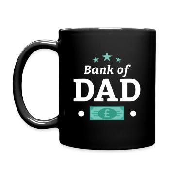 Banque de papa - Mug uni - noir - Gauche