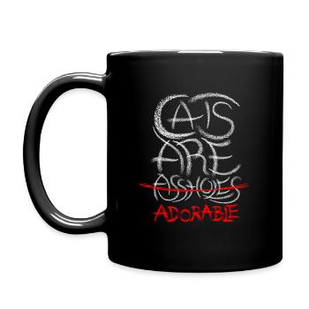 Les chats sont....#2 - Mug uni - noir - Gauche