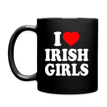 I love irish girls - Mug uni - noir - Gauche
