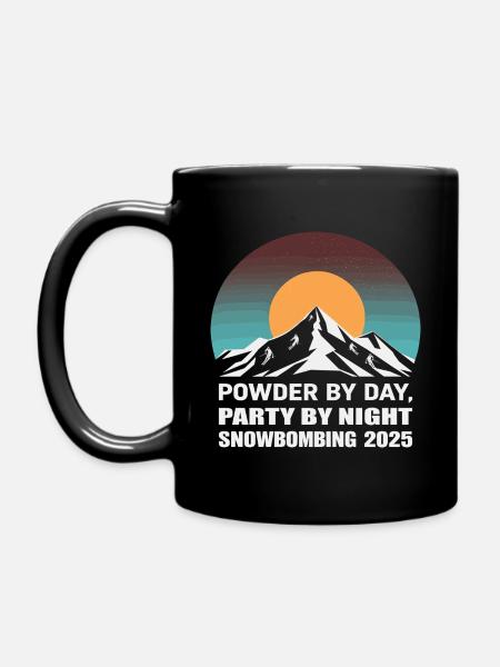 Bombardement de neige 2025 - Mug uni - noir