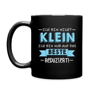 Je ne suis pas petite - Mug uni - noir - Gauche