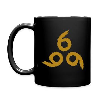 666 Gold - Full Colour Mug - black - Left