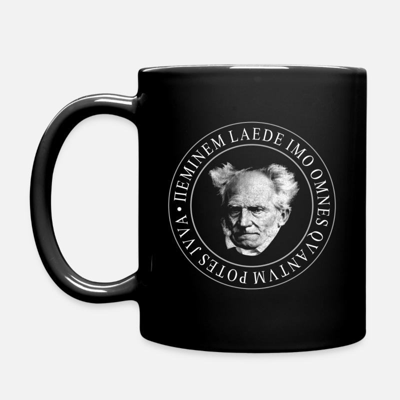 ARTHUR SCHOPENHAUER MORAL PHILOSOPHIE PHILOSOPH - Tasse einfarbig - Schwarz