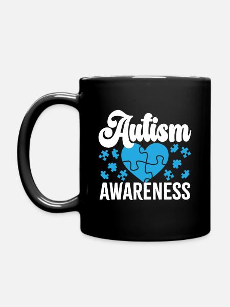 Bewusstsein für Autismus - Tasse einfarbig - Schwarz