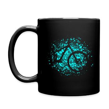 Bike Bike MTB Mountain Bike Mountain Bike - Full Colour Mug - black - Left