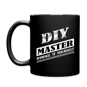 DIY Master - Tasse einfarbig - Schwarz - Links