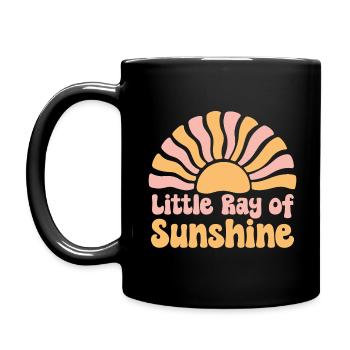 Petit rayon de soleil - Mug uni - noir - Gauche