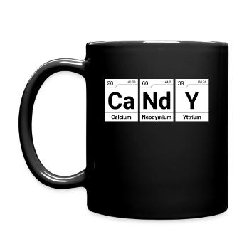 Sweets Candy Candy Periodic Table Elements - Full Colour Mug - black - Left