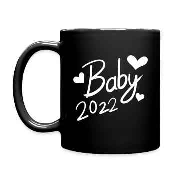 Baby 2022 - Newborn 2022 - Full Colour Mug - black - Left