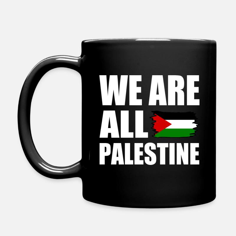 We are all palestine - Mug uni - noir
