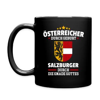 SALZBURGER GNADE GOTTES - SALZBURG - T-SHIRT - Tasse einfarbig - Schwarz - Links