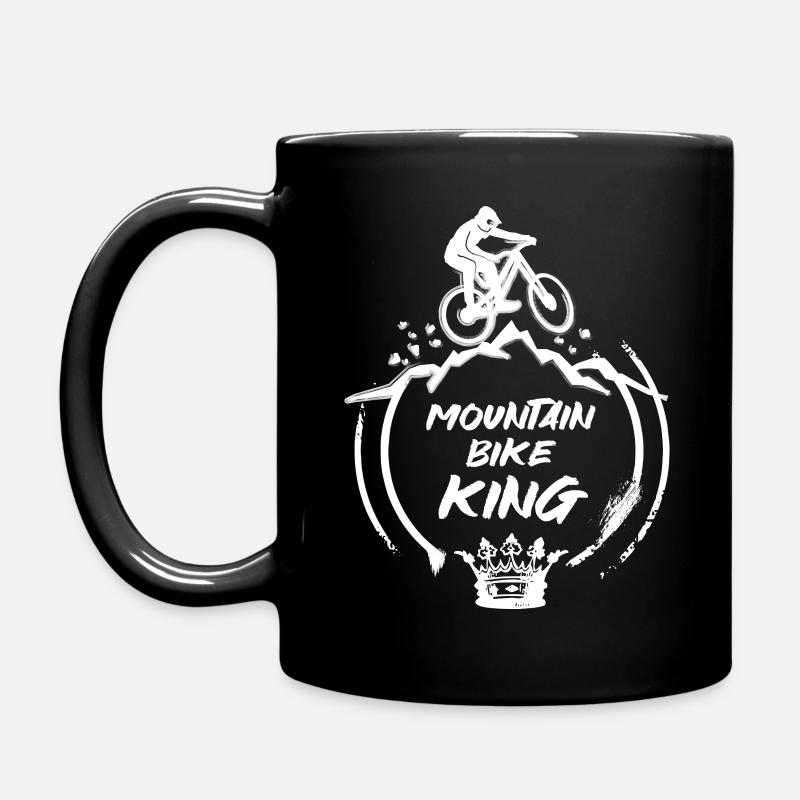 Mountain Bike King - Mountain Biking - Tasse einfarbig - Schwarz