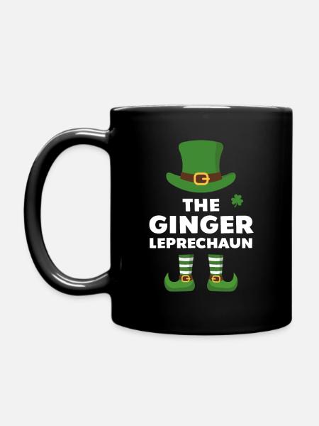 Der Ingwer-Kobold - Tasse einfarbig - Schwarz