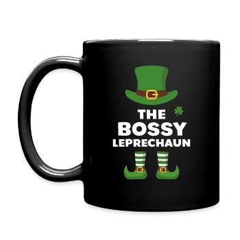 Der herrische Kobold - Tasse einfarbig - Schwarz - Links