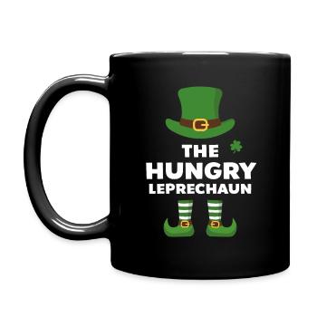 Le lutin affamé - Mug uni - noir - Gauche