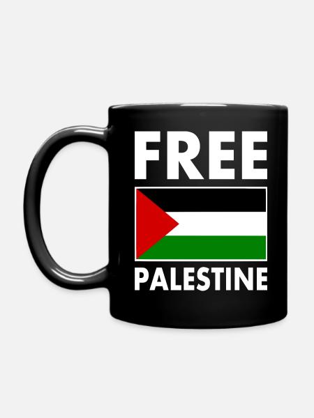 Free palestine - Mug uni - noir