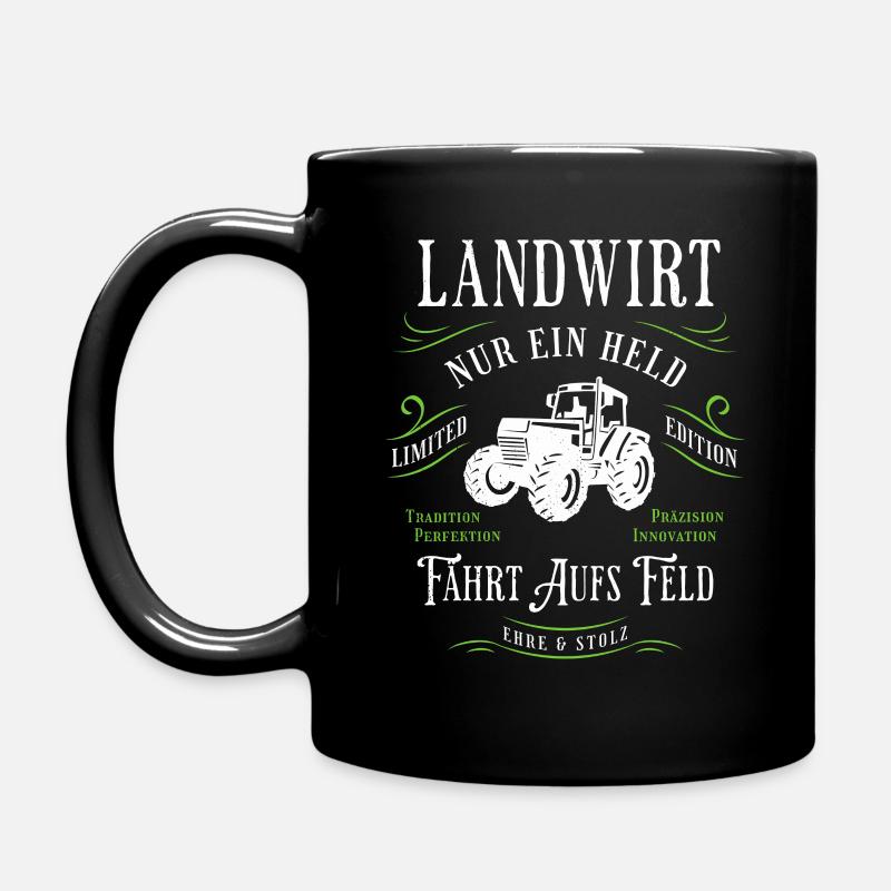 Landwirt Bauer Landwirtschaft - Tasse einfarbig - Schwarz