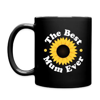 Meilleure maman de tous les temps Sunflower - Mug uni - noir - Gauche