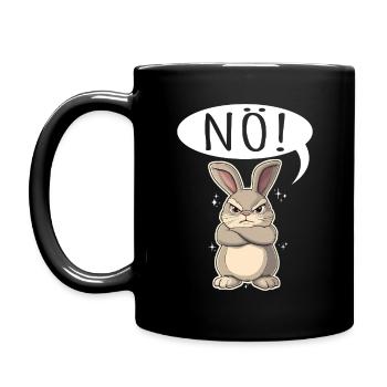 Lower Austrian Bunny Easter Gift - Full Colour Mug - black - Left