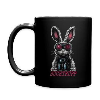 Easter Search Party Cool Easter Bunny - Full Colour Mug - black - Left