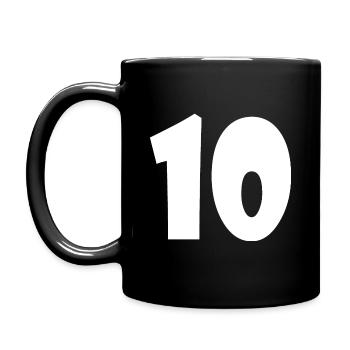 10 - Tasse einfarbig - Schwarz - Links