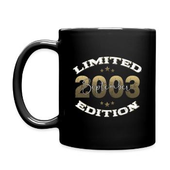 21e anniversaire Original 03 septembre Né en 2003 - Mug uni - noir - Gauche