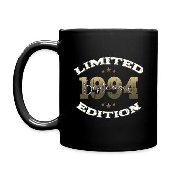 30e anniversaire Original Septembre 94 Né en 1994 - Mug uni - noir - Gauche