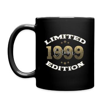 25th Birthday Original October 1999 Volume 99 - Full Colour Mug - black - Left