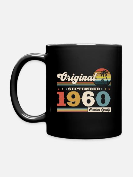 65. Geburtstag Legende September 1960 Jahrgang 60 - Tasse einfarbig - Schwarz