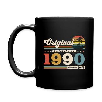 34th Birthday Legend September 1990 Volume 90 - Full Colour Mug - black - Left