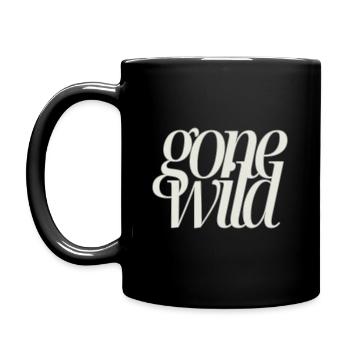 'Gone Wild' Motiv nicht nur für Abenteurer - Tasse einfarbig - Schwarz - Links