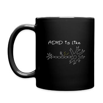 Le TDAH est comme - Mug uni - noir - Gauche