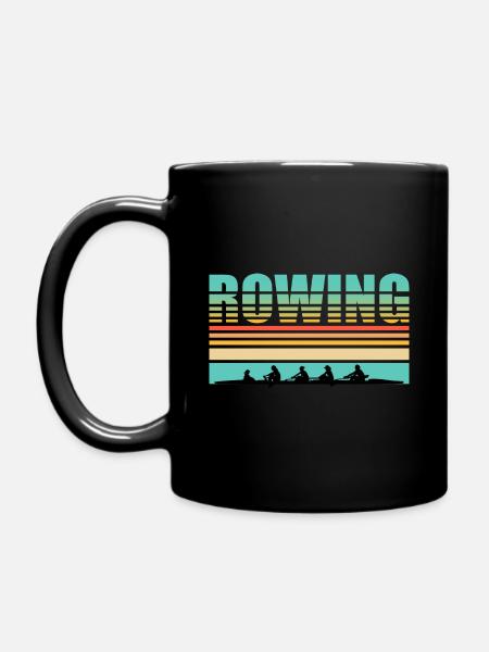 Aviron Coxed Quatre Femmes - Aviron - Mug uni - noir