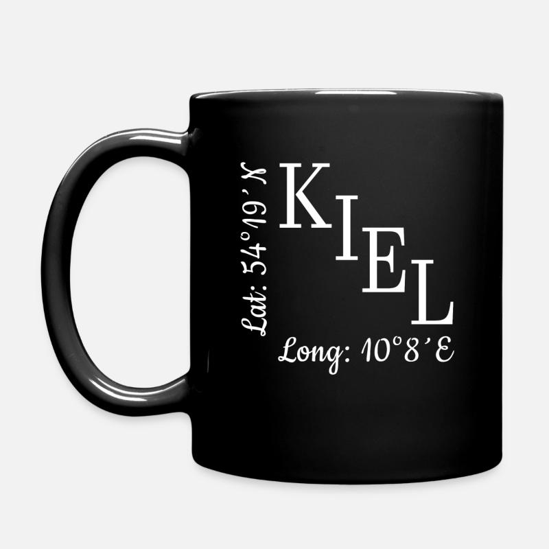 Kiel - Tasse einfarbig - Schwarz