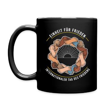 Unity for Peace - Full Colour Mug - black - Left